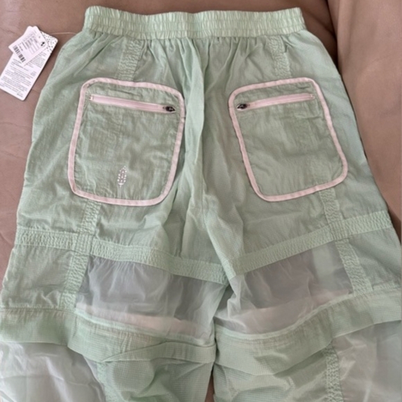 Free People | Buzz Off Printed Pants in Cactus Combo - Picture 9 of 10